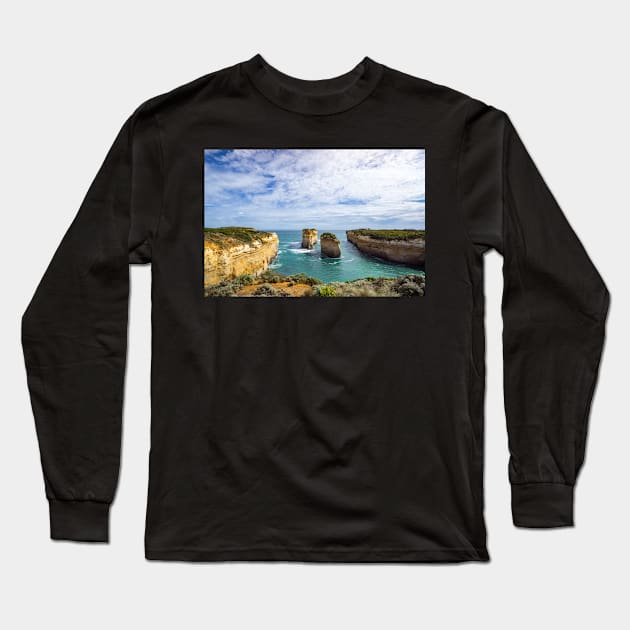 Loch Ard Gorge, Great Ocean Road, Victoria, Australia. Long Sleeve T-Shirt by sma1050